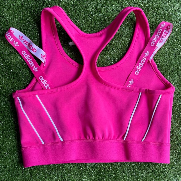Adidas Originals Sports Bra Top size medium activewear Preowned - Picture 4 of 6
